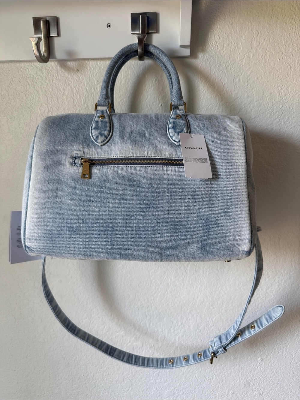 ๐ Coach Loved Denim Rowan - Picture 4 of 5